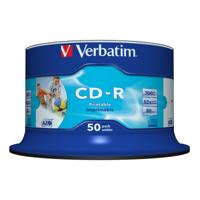 CD-R Verbatim AZO Wide Inkjet Printable 50 Stuks (50 Stuks)