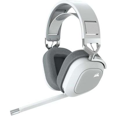 Gaminghelm - Corsair HS80 Wireless - White - Omnidirectionele microfoon