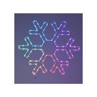 Kerstversiering Lifetime RGB Sneeuwvlokken 50 x 43 cm LED RGB