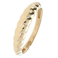 Glow 214.0679 Ring Croissant geelgoud