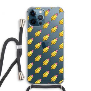Waterijsjes: iPhone 12 Pro Max Transparant Hoesje met koord