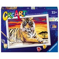 Ravensburger CreArt Schilderen op nummer majestueuze tijger