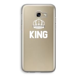King zwart: Samsung Galaxy A5 (2017) Transparant Hoesje