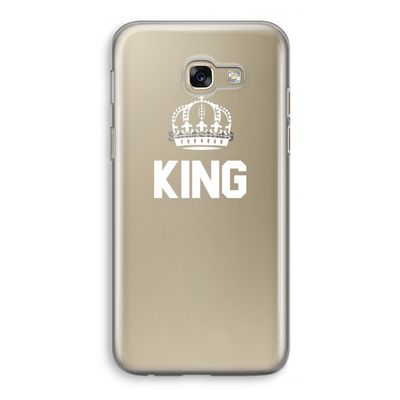 King zwart: Samsung Galaxy A5 (2017) Transparant Hoesje