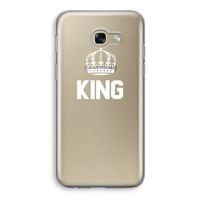 King zwart: Samsung Galaxy A5 (2017) Transparant Hoesje