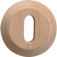 Sleutelrozet 45mm charmehout