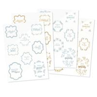 Tonic Studios • essentials foil pack topper sentiment