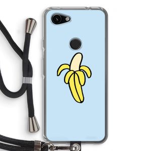 Banana: Pixel 3a Transparant Hoesje met koord