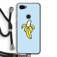 Banana: Pixel 3a Transparant Hoesje met koord