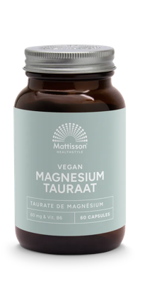 Mattisson HealthStyle Vegan Magnesium Tauraat Capsules
