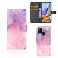 Hoesje Samsung Galaxy A21s Pink Purple Paint
