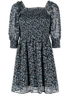 b+ab robe à fleurs - Noir