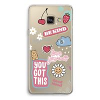Positivity: Samsung Galaxy A3 (2016) Transparant Hoesje