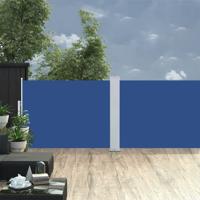 Windscherm uittrekbaar 120x1000 cm blauw Windscherm uittrekbaar 120x1000 cm blauw