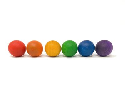 Grapat Houten Ballen - 6 stuks