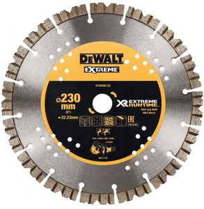 DeWalt Accessoires Extreme Runtime Diamantblad, gesegmenteerd, Ø230mm/22.2mm (DCS690) - DT40260-QZ