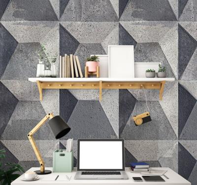 Behang béton brut textuur