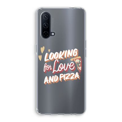 Pizza is the answer: OnePlus Nord CE 5G Transparant Hoesje