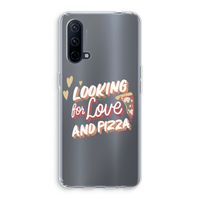 Pizza is the answer: OnePlus Nord CE 5G Transparant Hoesje