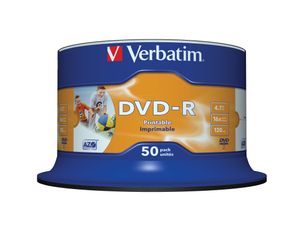 Verbatim 43533 lege dvd 4,7 GB DVD-R 50 stuk(s)