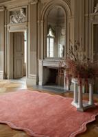 Layered - Vloerkleed Scallop Wool Rug Watermelon Pink - Layered - Vloerkleed Scallop Wool Rug Watermelon Pink -