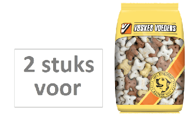 2 stuks! hondenvoer puppy mix - Voskes