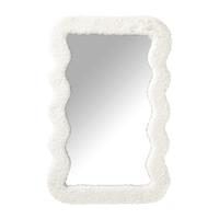Spiegel teddy wave - beige - 26x30 cm Spiegel teddy wave - beige - 26x30 cm