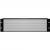 Adam Hall 87223VR 19 inch ventilatieplaat 3U staal ronde gaten