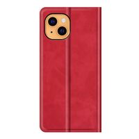 Casecentive Magnetische Leren Wallet iPhone 14 rood - 8720153795203