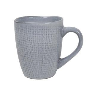 Koffiemok woven textile grijs 340ml