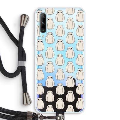 Uilen: Huawei P Smart Pro Transparant Hoesje met koord