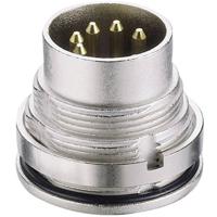 Lumberg 0315 03 DIN-connector Stekker, inbouw verticaal Aantal polen: 3 Zilver 1 stuk(s) - thumbnail