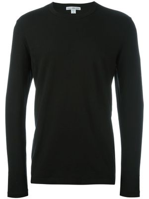 James Perse t-shirt à manches longues - Noir