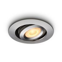 Set LED-inbouwspot Piccolo zilver 3W dimbaar 3-6 stuks