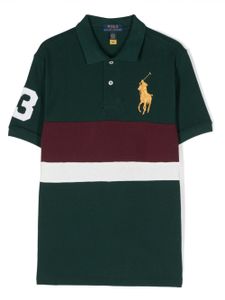 Ralph Lauren Kids polo en coton à motif Polo Pony - Vert