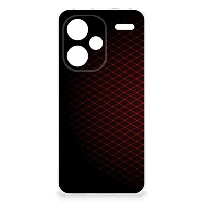 Xiaomi Redmi Note 13 Pro Plus | TPU bumper | Geruit Rood