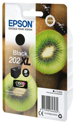 Epson 202XL 13.8ml 550pagina's Zwart inktcartridge - [C13T02G14010]