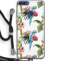 Kleurrijke papegaaien: Huawei P Smart (2018) Transparant Hoesje met koord Kleurrijke papegaaien: Huawei P Smart (2018) Transparant Hoesje met koord