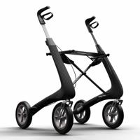 Rollator Nordic Pioneer (5,9 kg) | Kies uw kleur : Zwart | byAcre