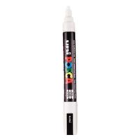 Uni Posca verfmarker pc5m wit - conische punt 2,5 mm