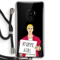 Gimme a call: Xiaomi Mi Mix 2 Transparant Hoesje met koord