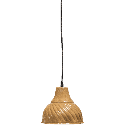 WOOOD Hanglamp 'Arleso' Metaal, kleur Honinggeel