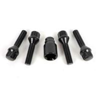 Anti-diefstalschroeven OMP OMPS09851201 M12 x 1,25 4 uds Zwart
