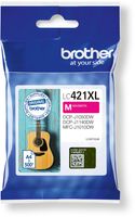 Brother inktcartridge, 500 pagina&apos;s, OEM LC-421XLM, magenta