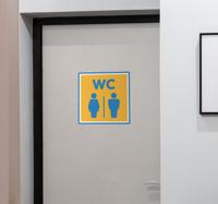 toilet label man vrouw icoon