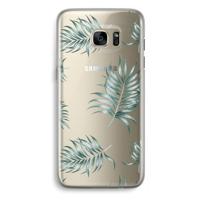 Simple leaves: Samsung Galaxy S7 Edge Transparant Hoesje - thumbnail