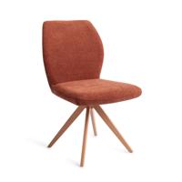 Jesper Home Draaibare Eetkamerstoel 'Ikata' Turn Peach, kleur Cosy Copper