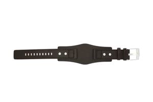 Horlogeband Fossil JR1068 Onderliggend Leder Bruin 20mm