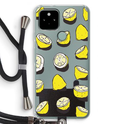 When Life Gives You Lemons...: Pixel 5 Transparant Hoesje met koord