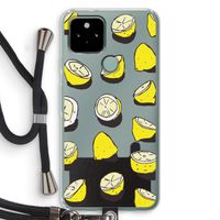 When Life Gives You Lemons...: Pixel 5 Transparant Hoesje met koord